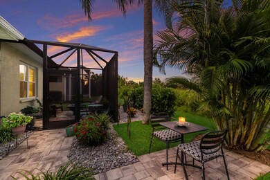 Private garden setting