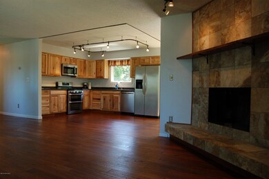 Living room to kitchen