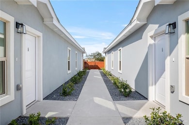 View of home's exterior with stucco siding