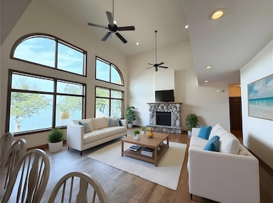 Virtually Staged: Main Level Living Room