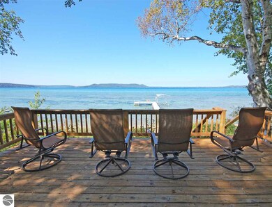 The lakeside deck!