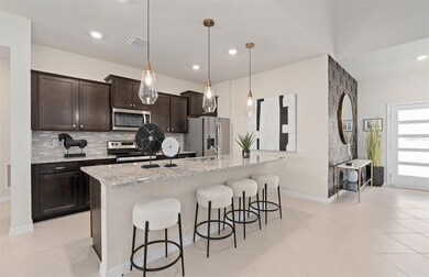 Model Home Design Only. Pictures and furnishings are for illustrative purposes only. Elevations, colors and options may vary. Furniture is for model home staging only.