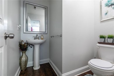 Downstairs half bath