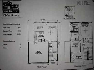Floor Plan of Home Under Construciton