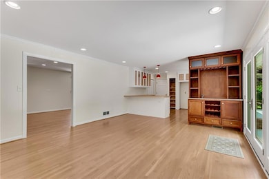 Family / Dining Room with views to the Kitchen