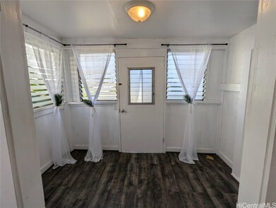 Area to Back door and yard