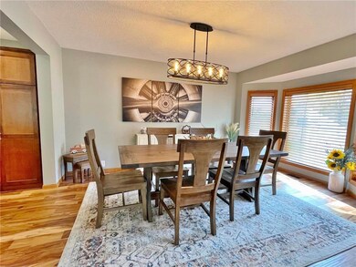 Spacious dining room