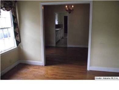 View from Living room into dining room and galley 
