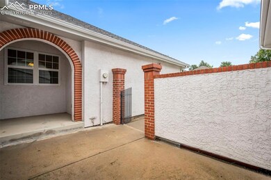 Enclosed front patio
