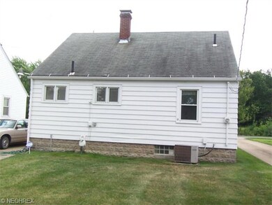 Rear view of home