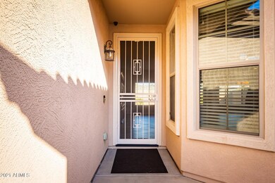 Entry with security screen gate