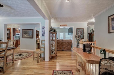 As you enter the home, the Dining Room is to your 