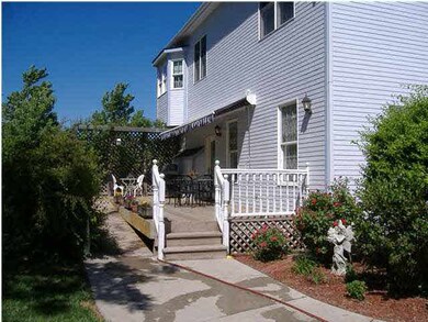 Looking across the rear of the home from the East.