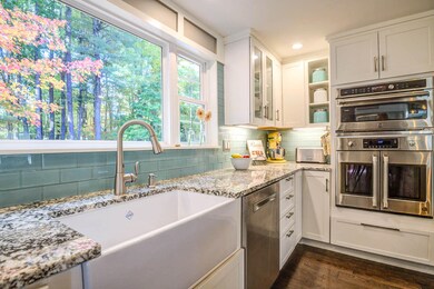 Wall of windows over the sink