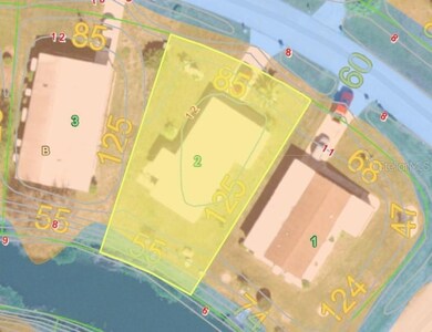 12' elevation in Flood Zone X, Zone AE8 at water and street. 