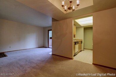 View into Kitchen and Living Area