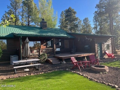 Back View of Cabin
