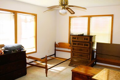 Bedroom on NW corner of house (rear)