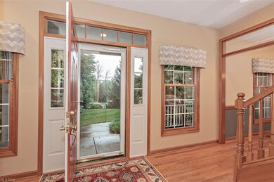 Look at the beautiful windows in the large entrywa
