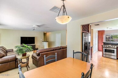Dining Room Opens to the Kitchen