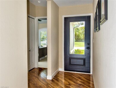 Front entry with new impact door.
