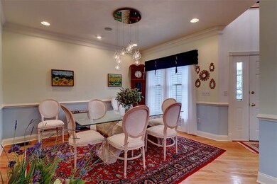 Dining Room with Recessed Lighting