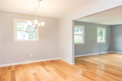 Additional dining area off kitchen. This space has