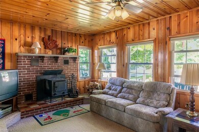 This comfortable living room has plenty of light w