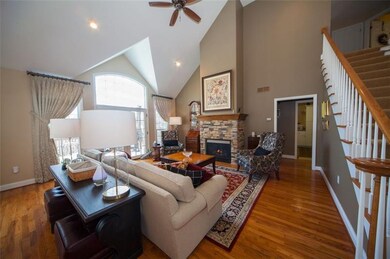 The picture says it all..cozy fireplace for the co
