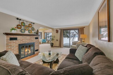 Stay cozy by the fireplace.