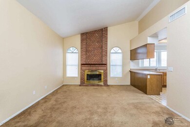 Fireplace in family room