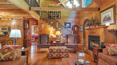 The living area, with an expansive and open feel a