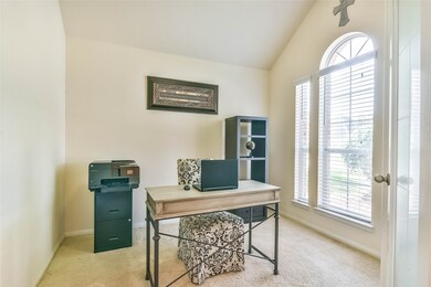 **The carpet has been recently replaced with vinyl flooring.