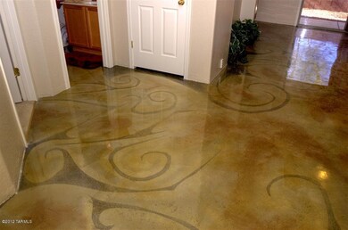 Artistic Concrete Floor