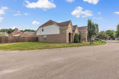 View of home's exterior with brick siding