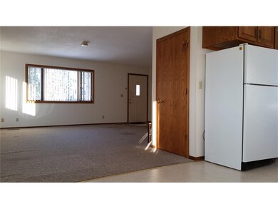 View from dining area to large living room