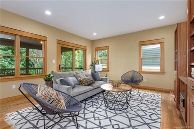 Living Room with Porch Access