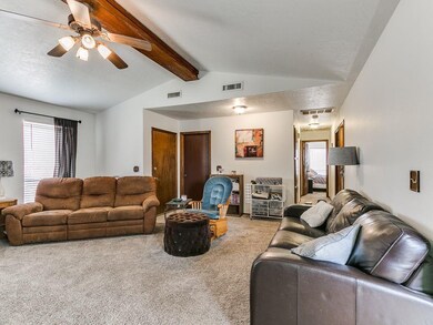 Living Room:  Plenty of space for a sectional and 