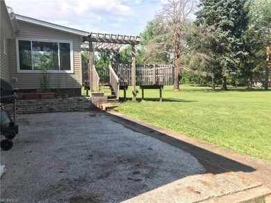 Shady Patio overlooks huge yard!