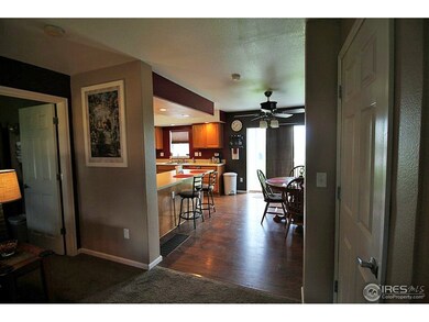 Kitchen from living