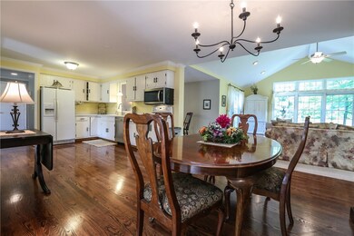Large Eat In Kitchen is Open to the Family Room
