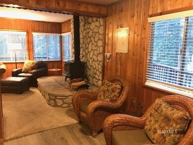 Looking back towards woodstove