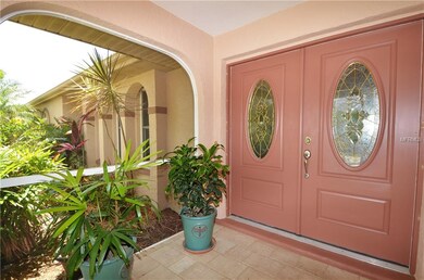 Screened front entrance