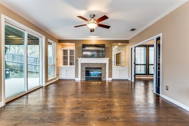 Talk about open and bright! The sliding glass door