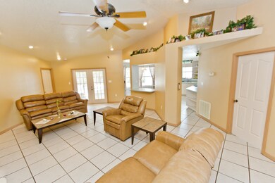 Bright, open family room!