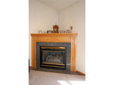 Gas Fireplace in the Great Room