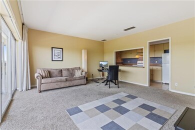 Kitchen access through living-dining area