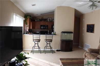 Breakfast bar is handy and creates an 