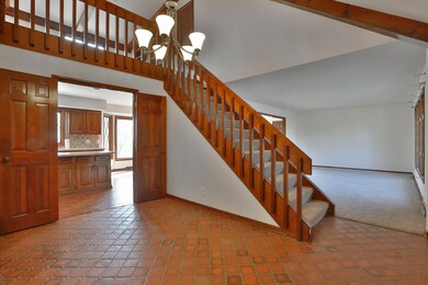 Foyer and Living Room