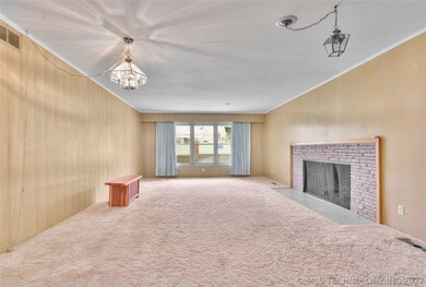 Living Room with Fireplace